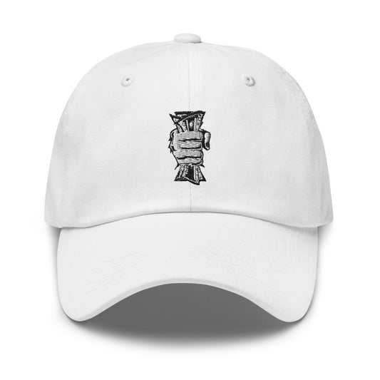 Dealmaker - Classic Fist Baseball Hat - White