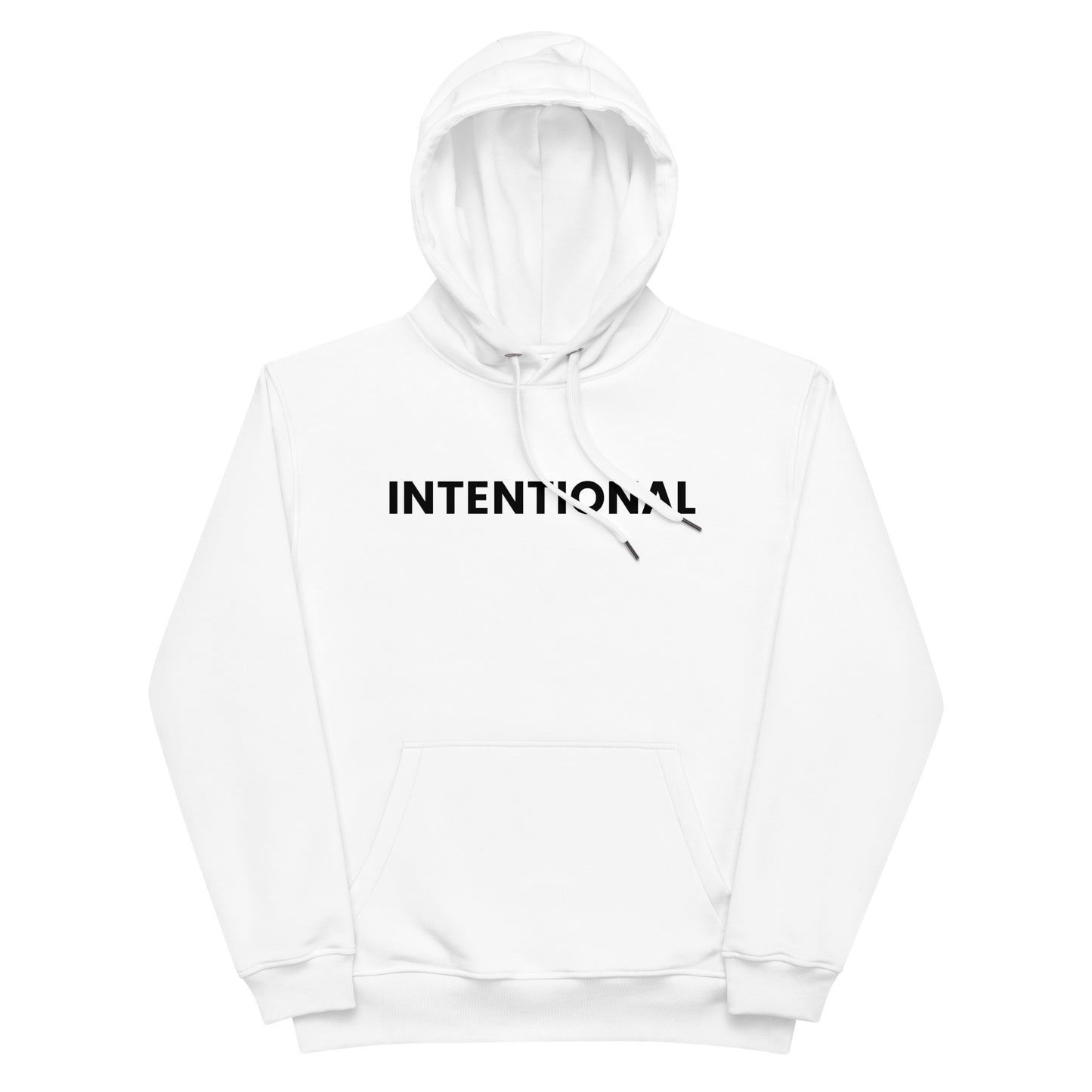 Intentional - Premium Classic Hoodie (Double Sided) - White