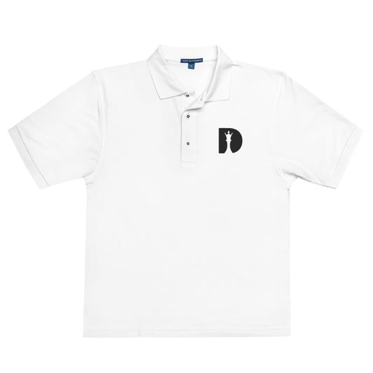 Dealmaker - Premium Chess Polo - White