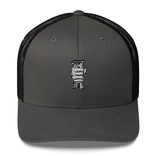 Dealmaker - Classic Fist Trucker Hat - Charcoal