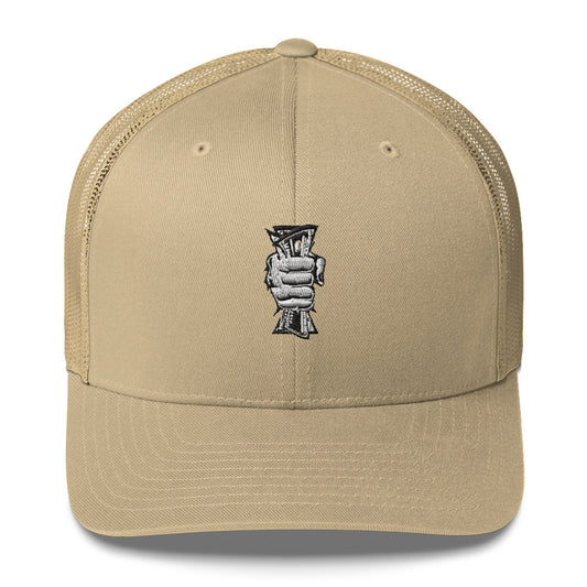 Dealmaker - Classic Fist Trucker Hat - Khaki