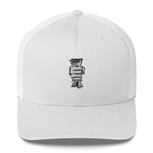 Dealmaker - Classic Fist Trucker Hat - White