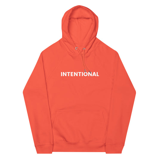 Intentional - Premium Classic Hoodie Colored (Double Sided) - Orange